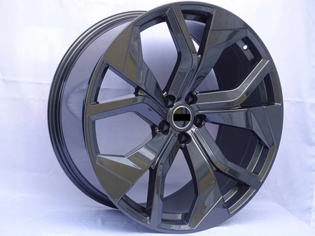 4x czarne felgi kute hybrydowo 22" 5x112 Audi Q7 SQ7 Q8 SQ8