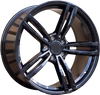 4x czarne felgi 17" 5x120 BMW 1 F20 3 E90 E46 F34 X1 E84